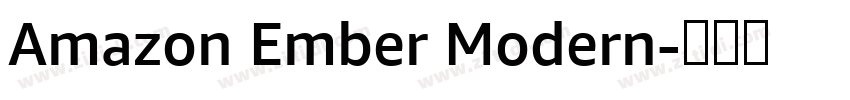 Amazon Ember Modern字体转换